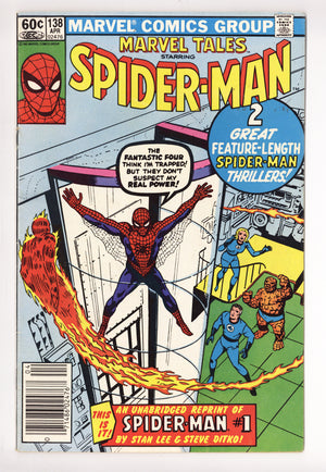 Marvel Tales Vol 2 138 Mid Grade (1982) Newsstand