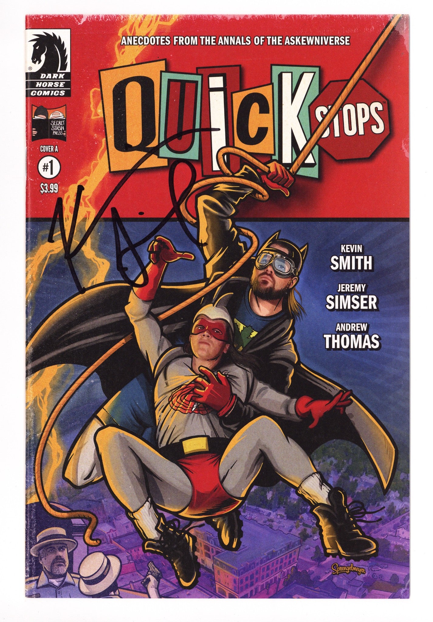 Quick Stops 1 High Grade (2022) Signed x1 Cover Kevin Smith 