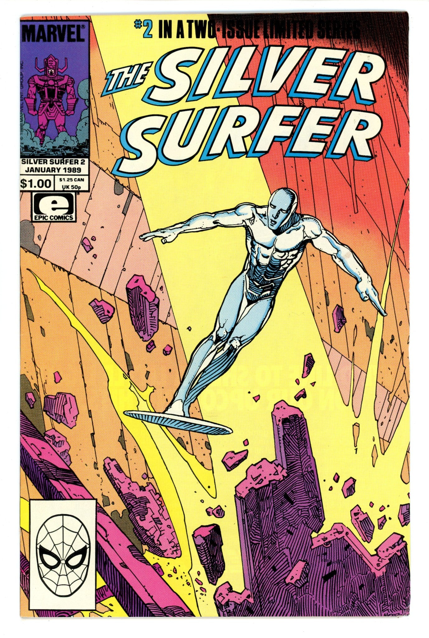 The Silver Surfer Vol 4 2 VF+ (8.5) (1989) 