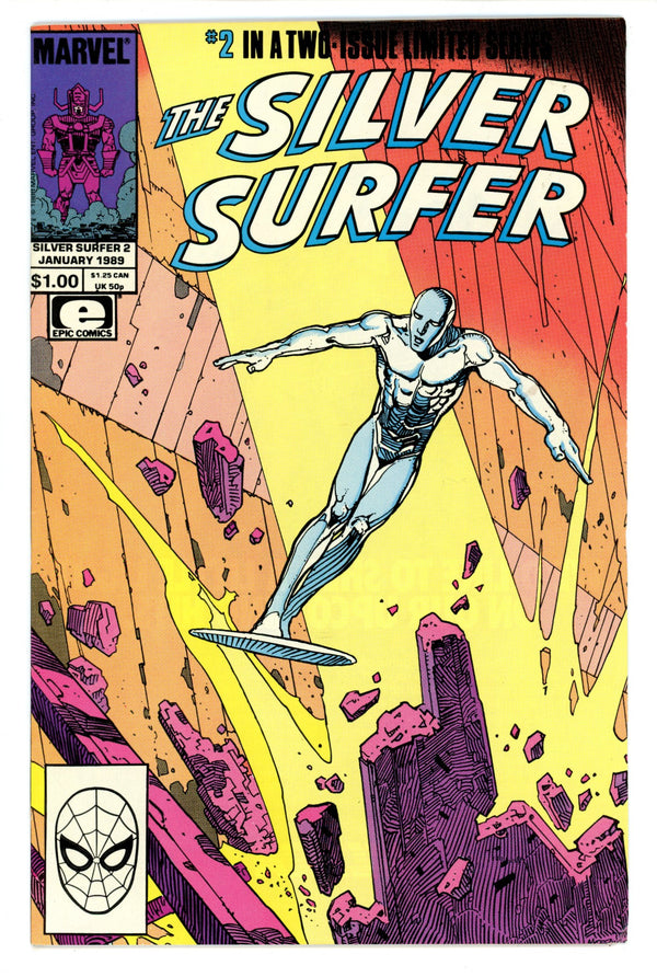 The Silver Surfer Vol 4 2 VF+ (8.5) (1989)