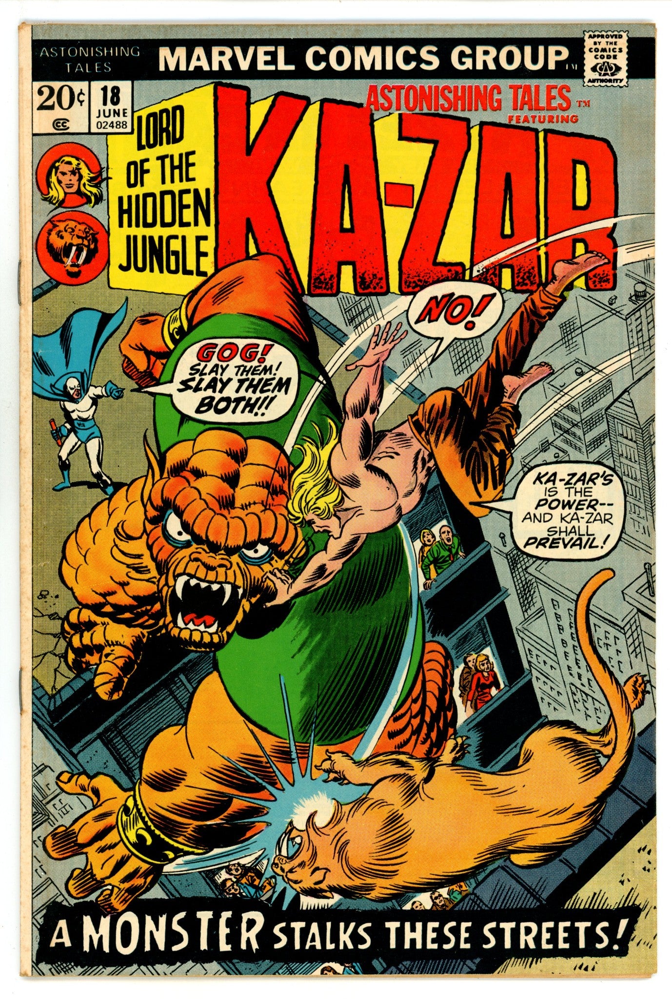 Astonishing Tales Vol 1 18 FN- (5.5) (1973) 