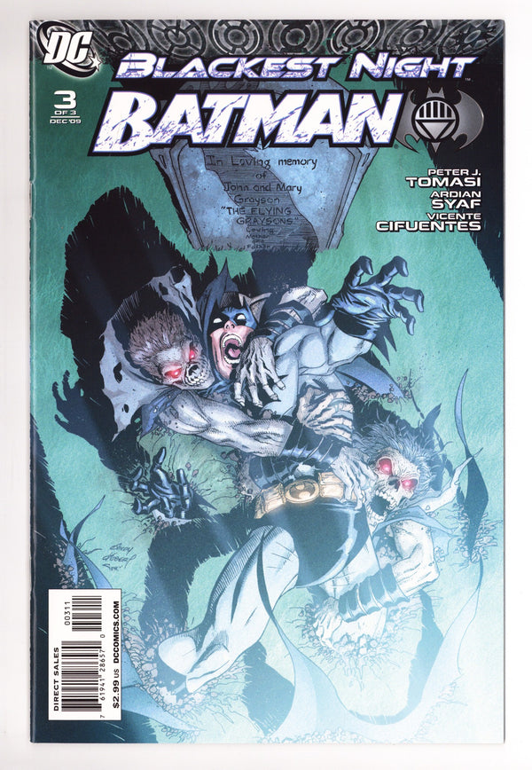 Blackest Night: Batman 3 High Grade (2009)