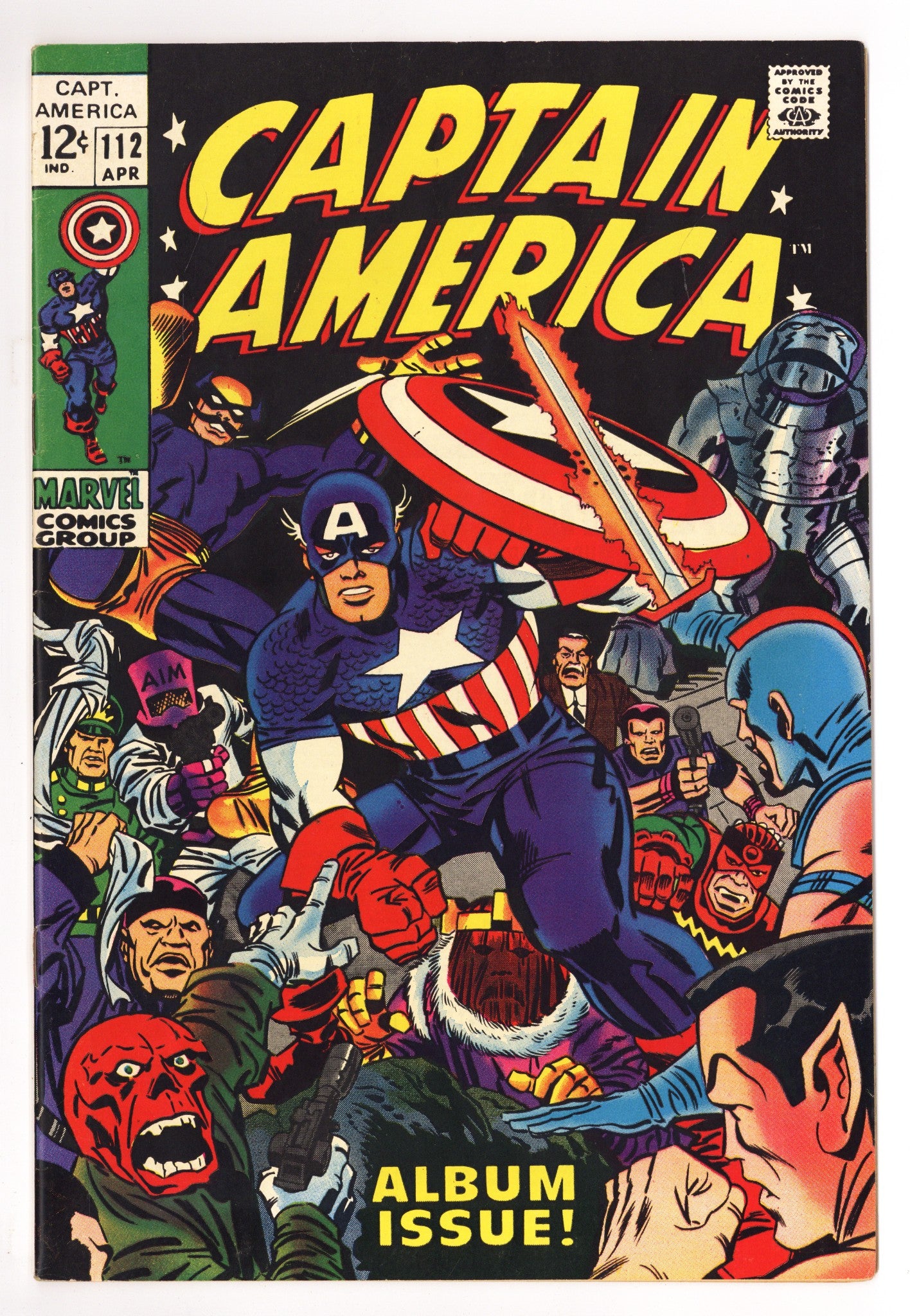 Captain America Vol 1 112 VF- (7.5) (1969) 