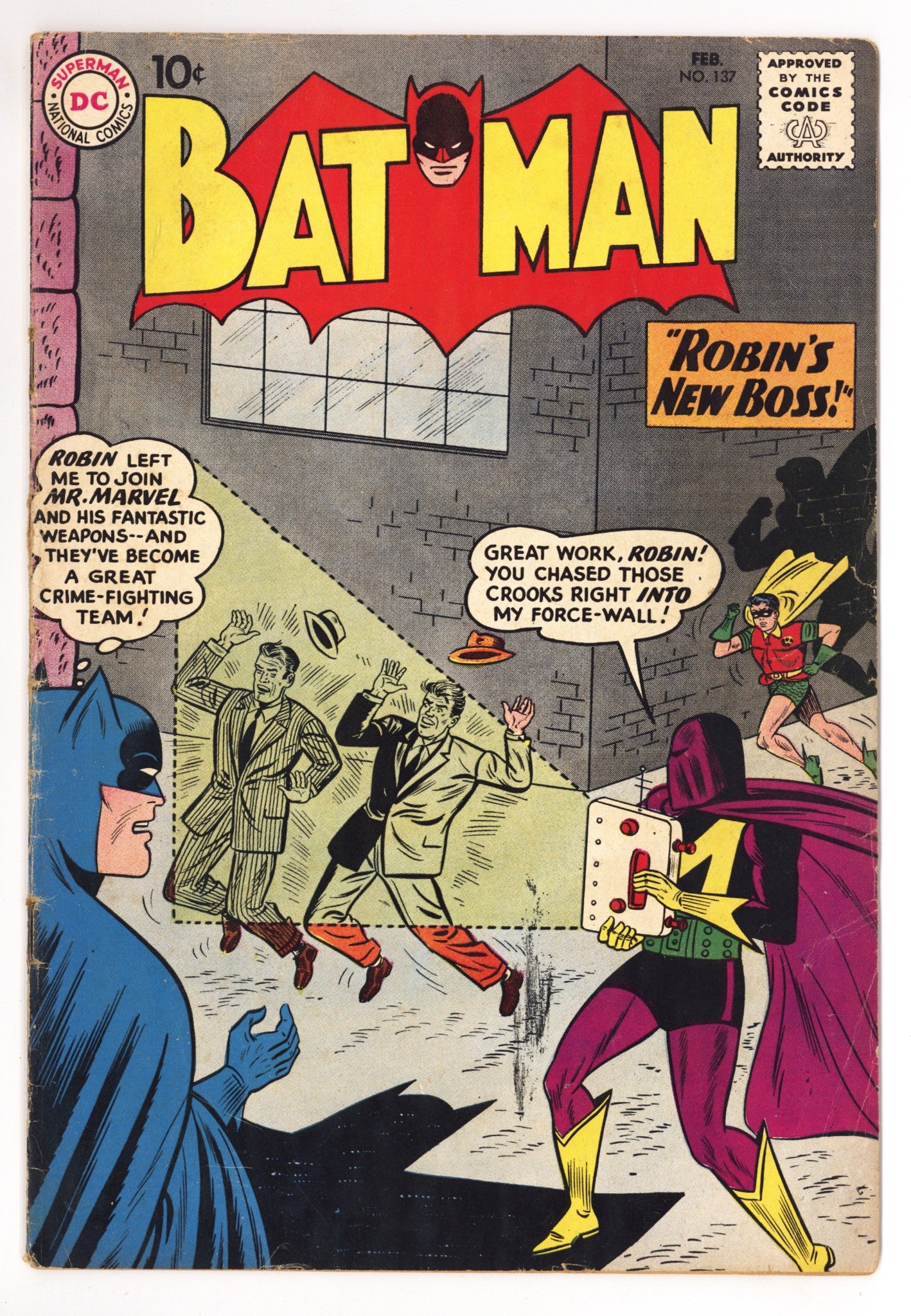 Batman Vol 1 137 VG (4.0) (1961) 