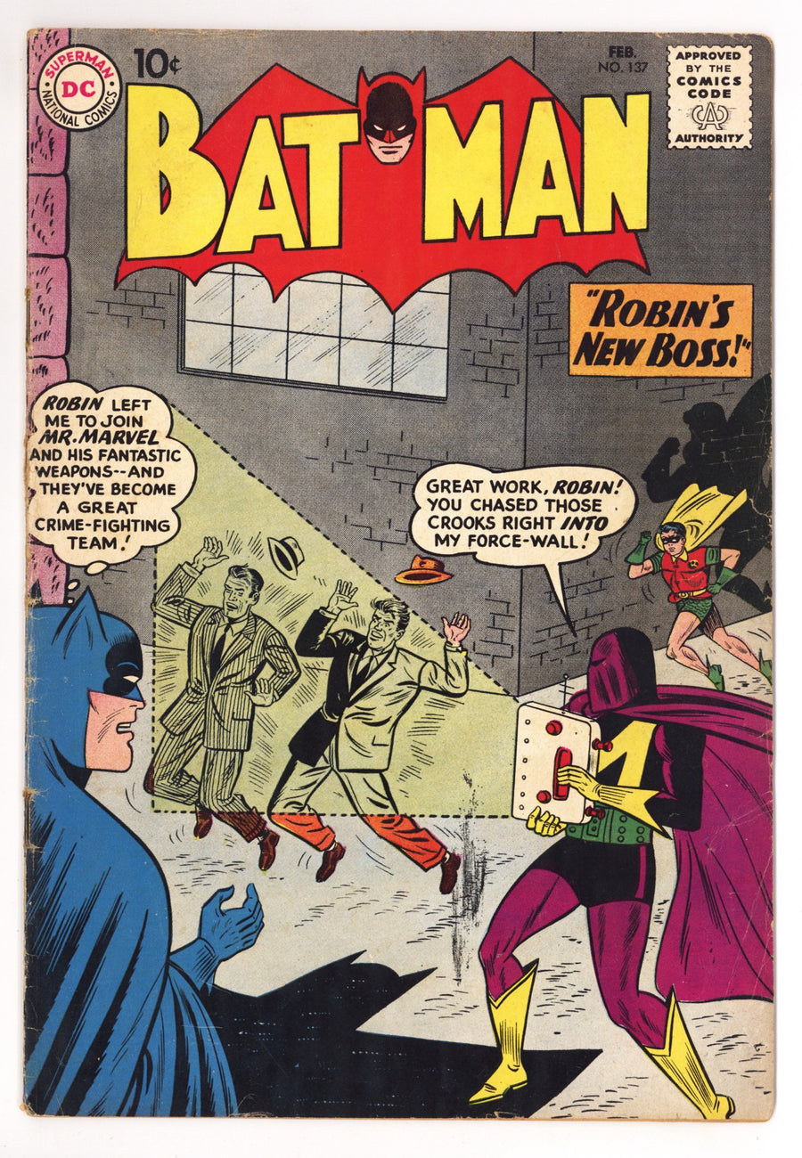Batman Vol 1 137 VG (4.0) (1961) 