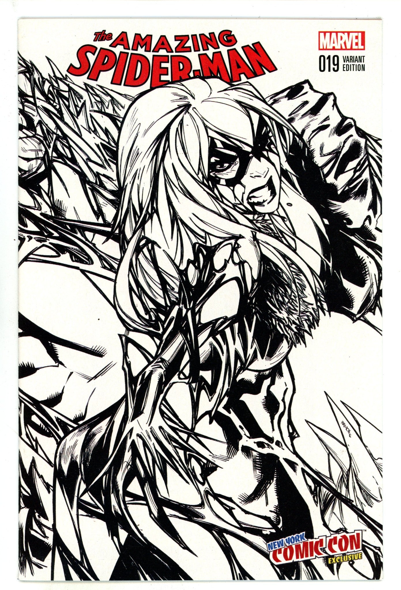 Amazing Spider-Man Vol 4 19 NM- (9.2) (2016) Ramos B&W Exclusive Variant 