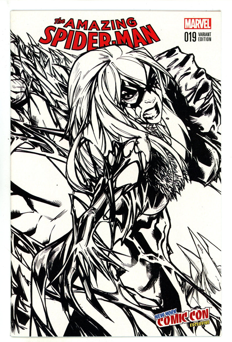 Amazing Spider-Man Vol 4 19 NM- (9.2) (2016) Ramos B&W Exclusive Variant 