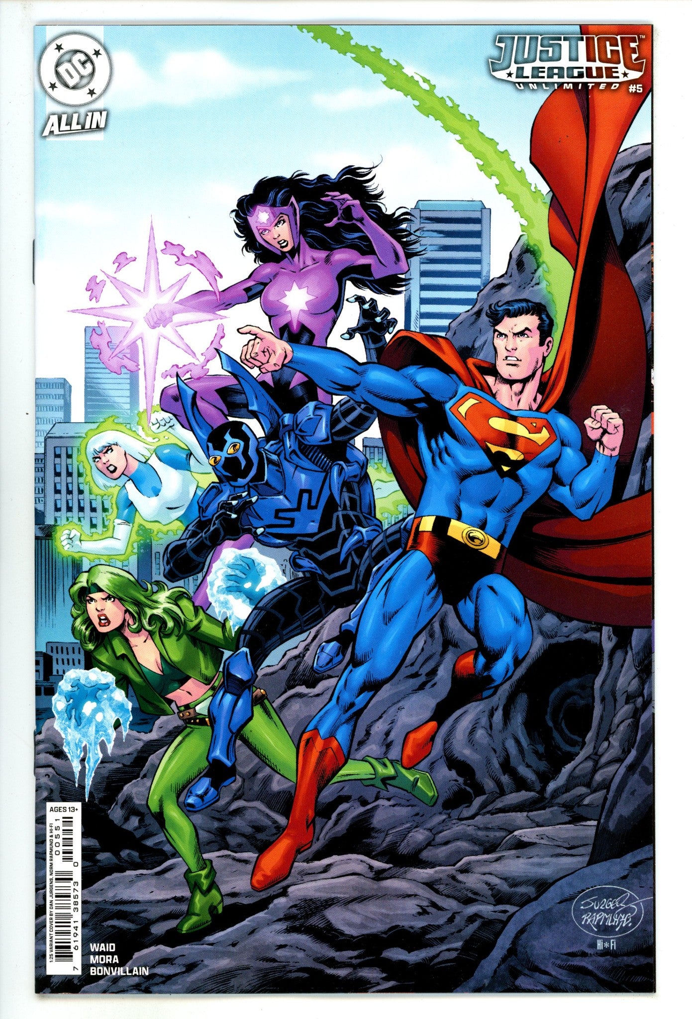 Justice League Unlimited Vol 2 5 Jurgens Incentive Variant NM- (2025)