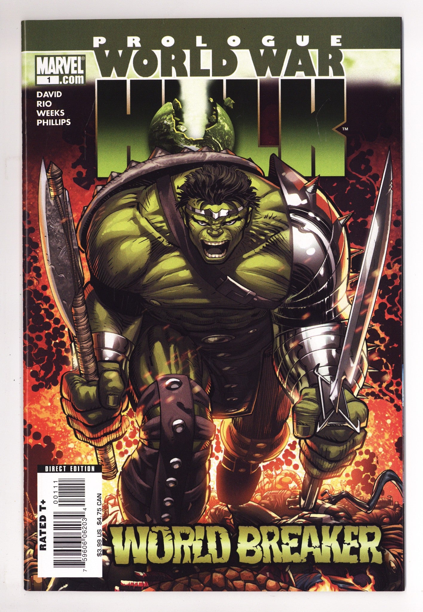 World War Hulk Prologue: World Breaker 1 High Grade (2007) 