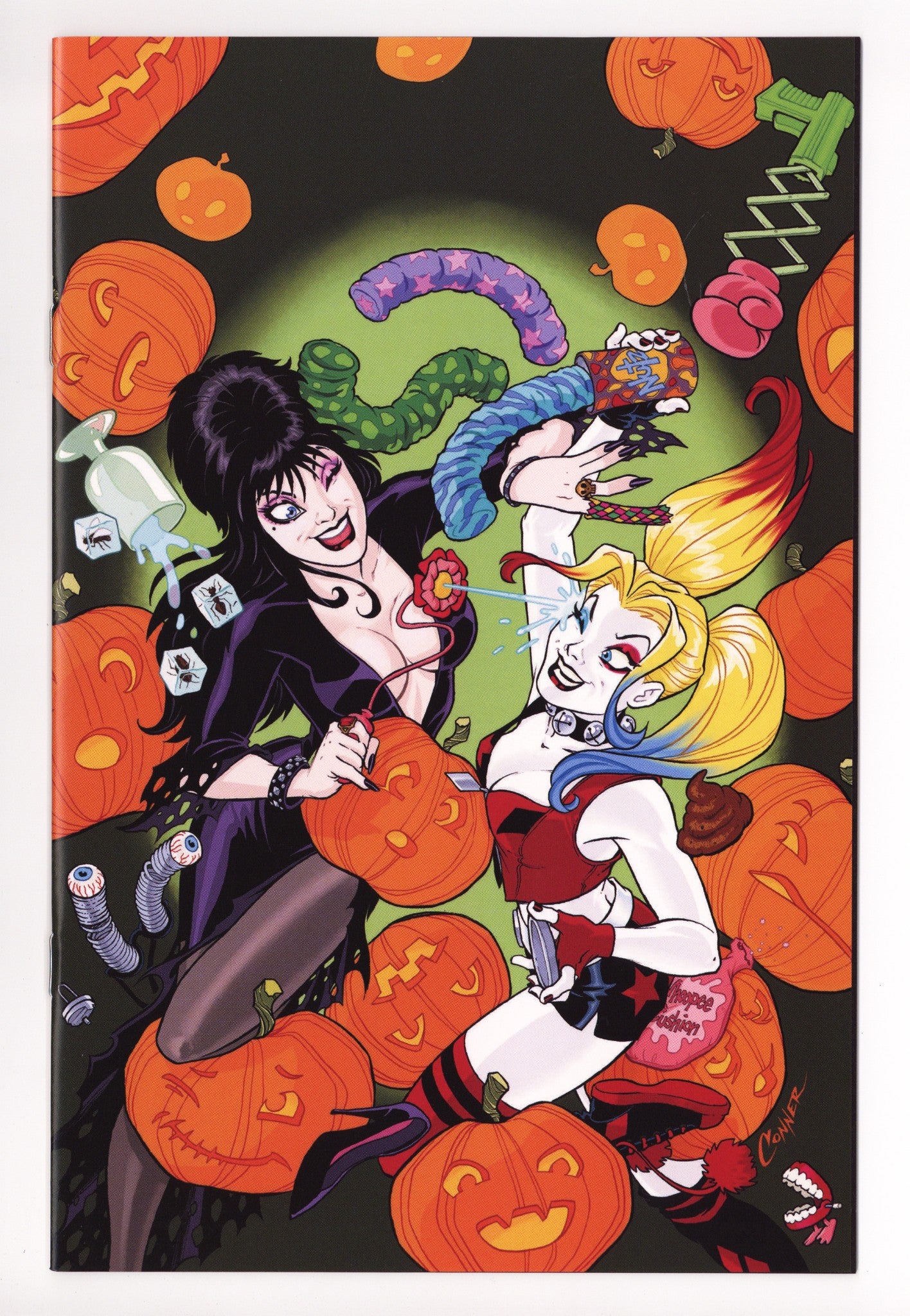 Harley Quinn X Elvira 1 Conner Virgin Variant (2025)