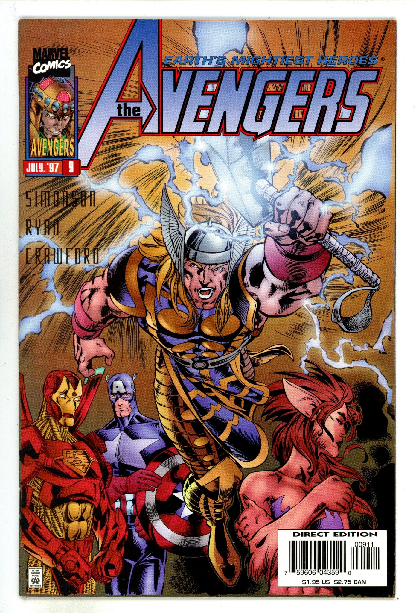 Avengers Vol 2 9 High Grade (1997) 