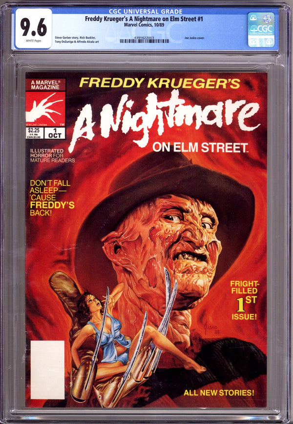 Freddy Krueger's A Nightmare on Elm Street 1 CGC 9.6 (NM+) (1989)