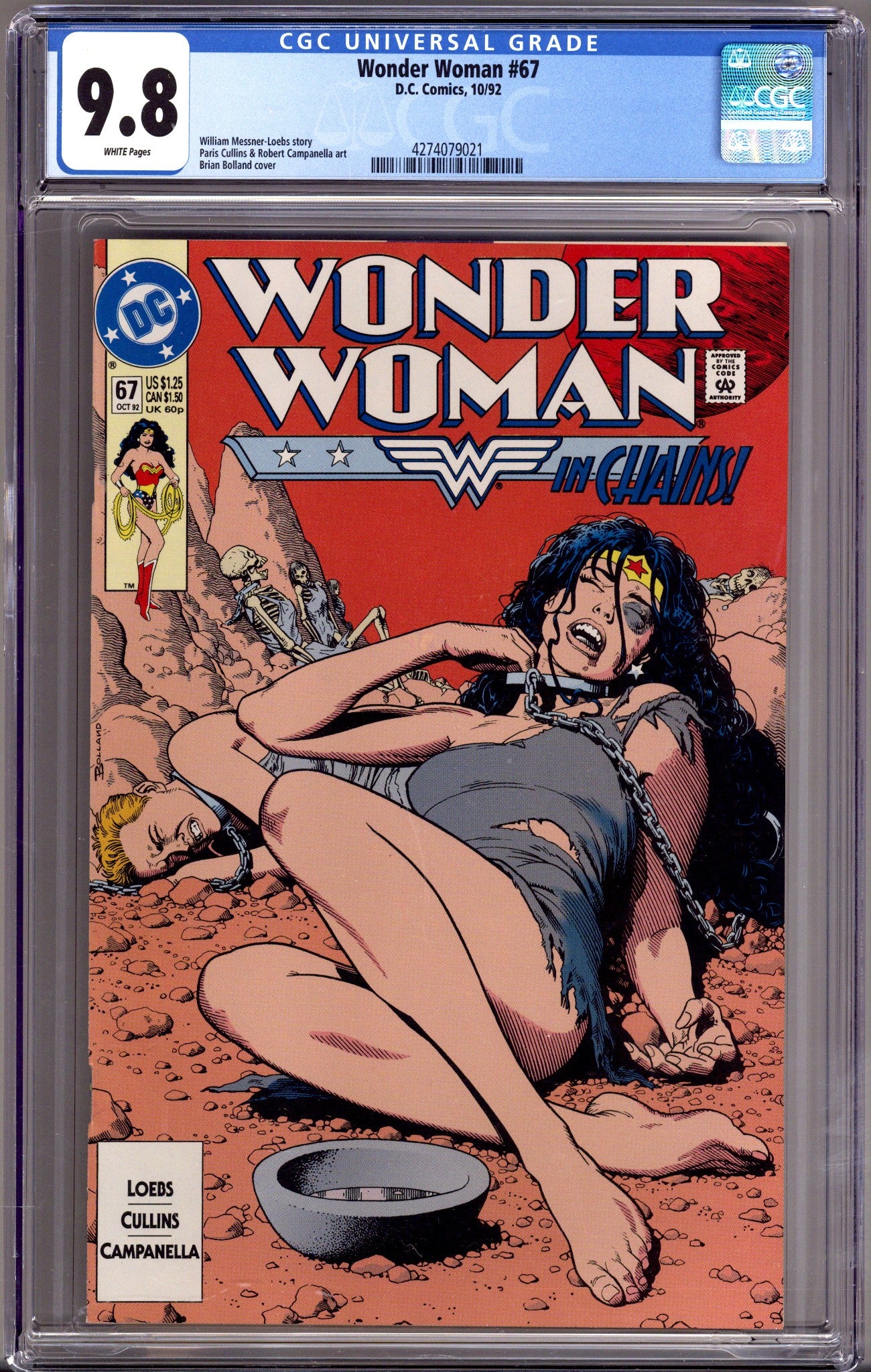 Wonder Woman Vol 2 67 CGC 9.8 (NM/M) (1992) 