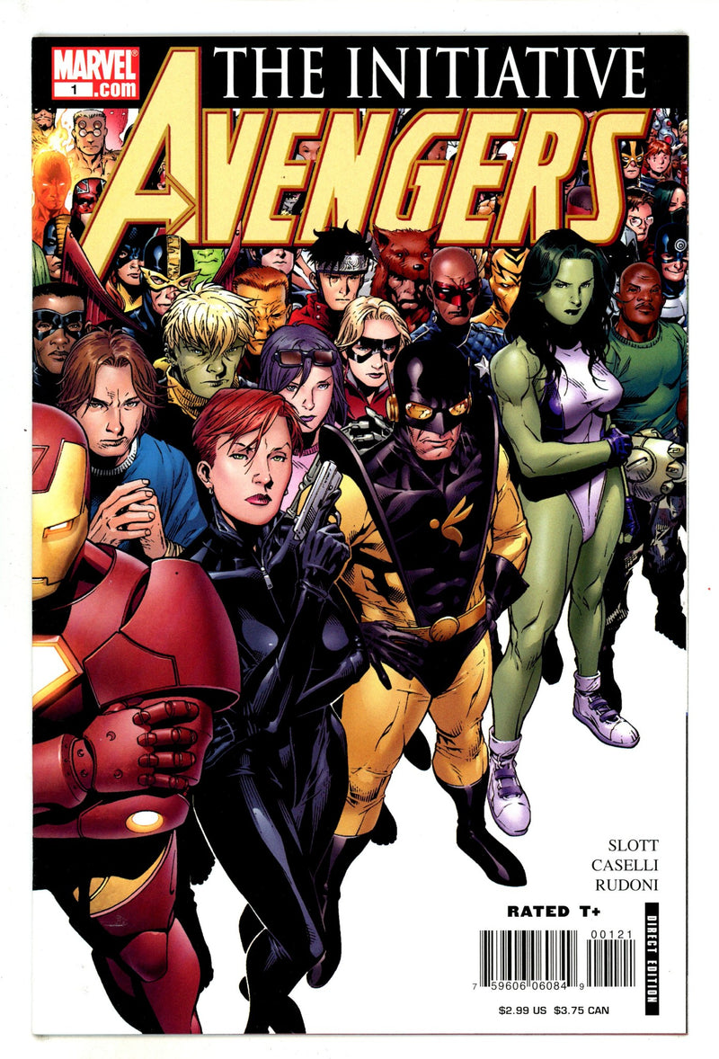 Avengers: The Initiative 1 High Grade (2007) Right Variant 