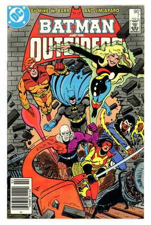Batman and the Outsiders Vol 1 7 FN (6.0) (1984) Canadian Price Variant 