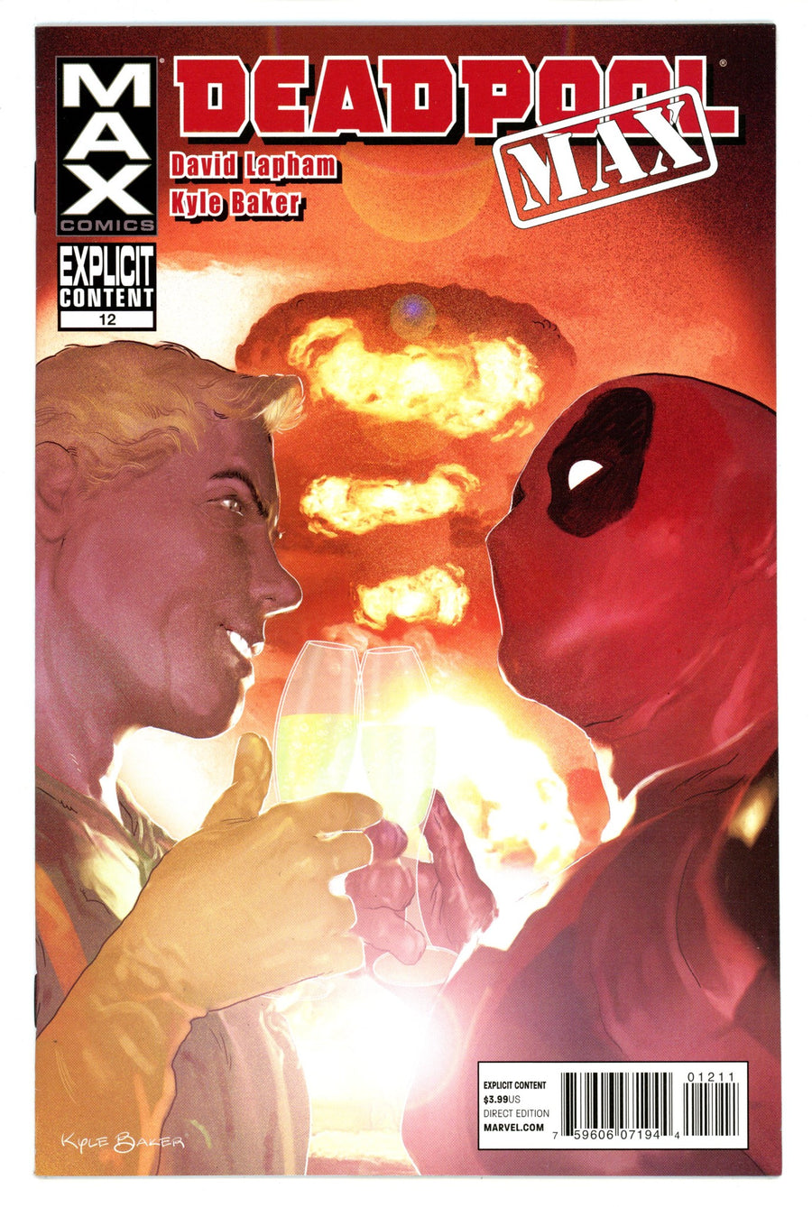 Deadpool Max 12 High Grade (2011) 