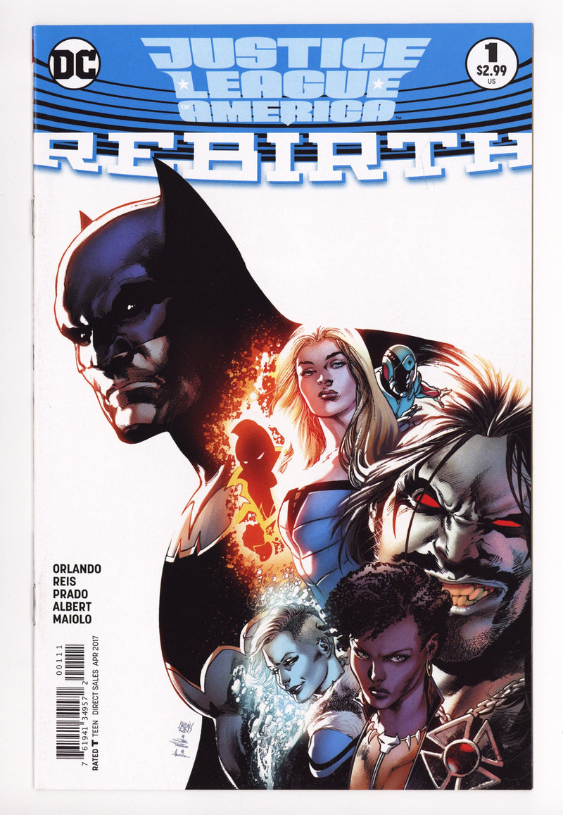 Justice League of America: Rebirth 1 High Grade (2017) 