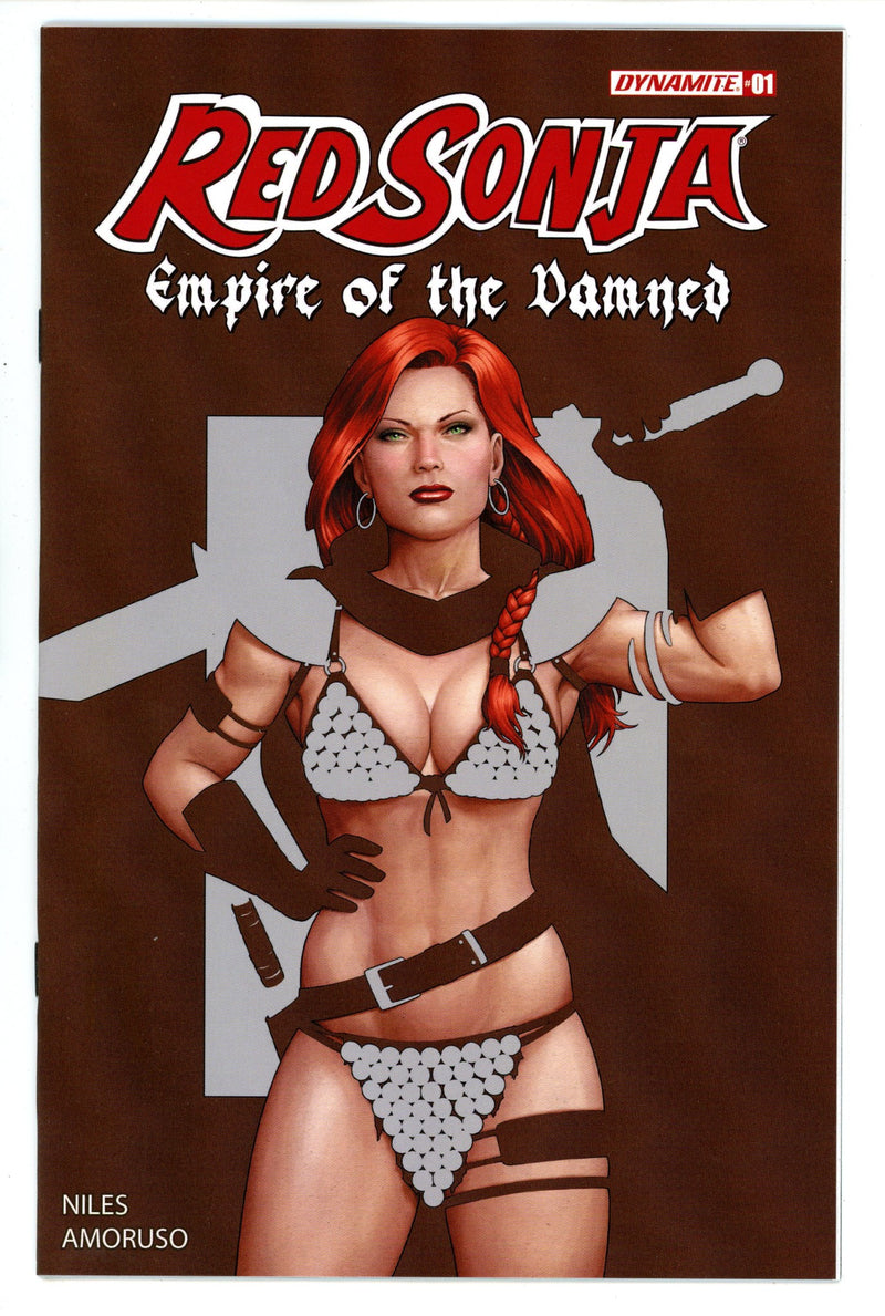 Red Sonja Empire Damned 1 Christopher Negative Space Variant (2024)