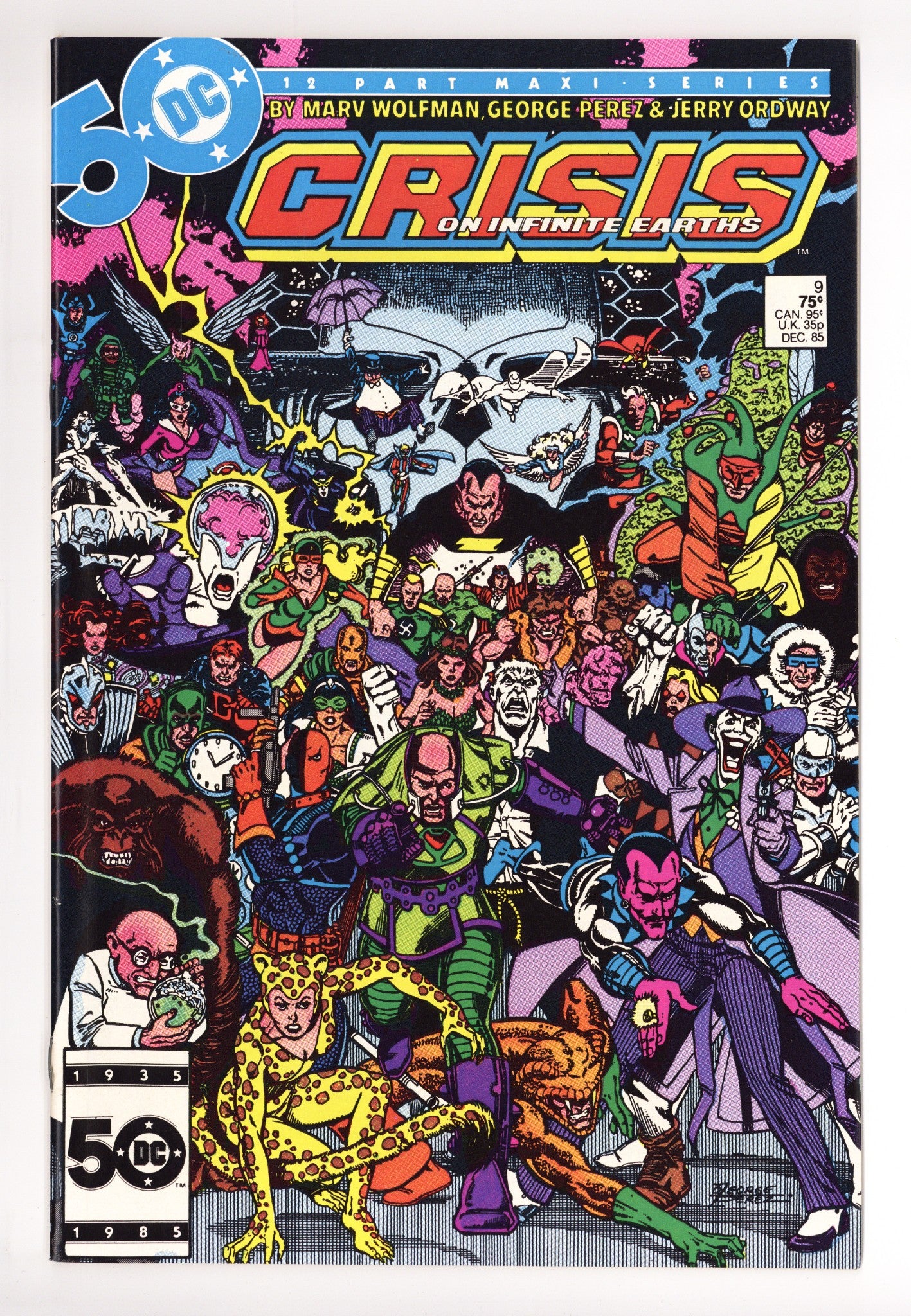 Crisis on Infinite Earths 9 VF/NM (9.0) (1985) 