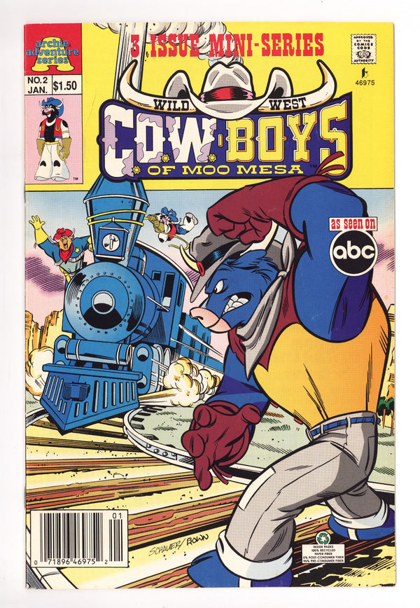 The Wild West C.O.W.-Boys of Moo Mesa Vol 1 2 FN (6.0) (1993) Canadian Price Variant