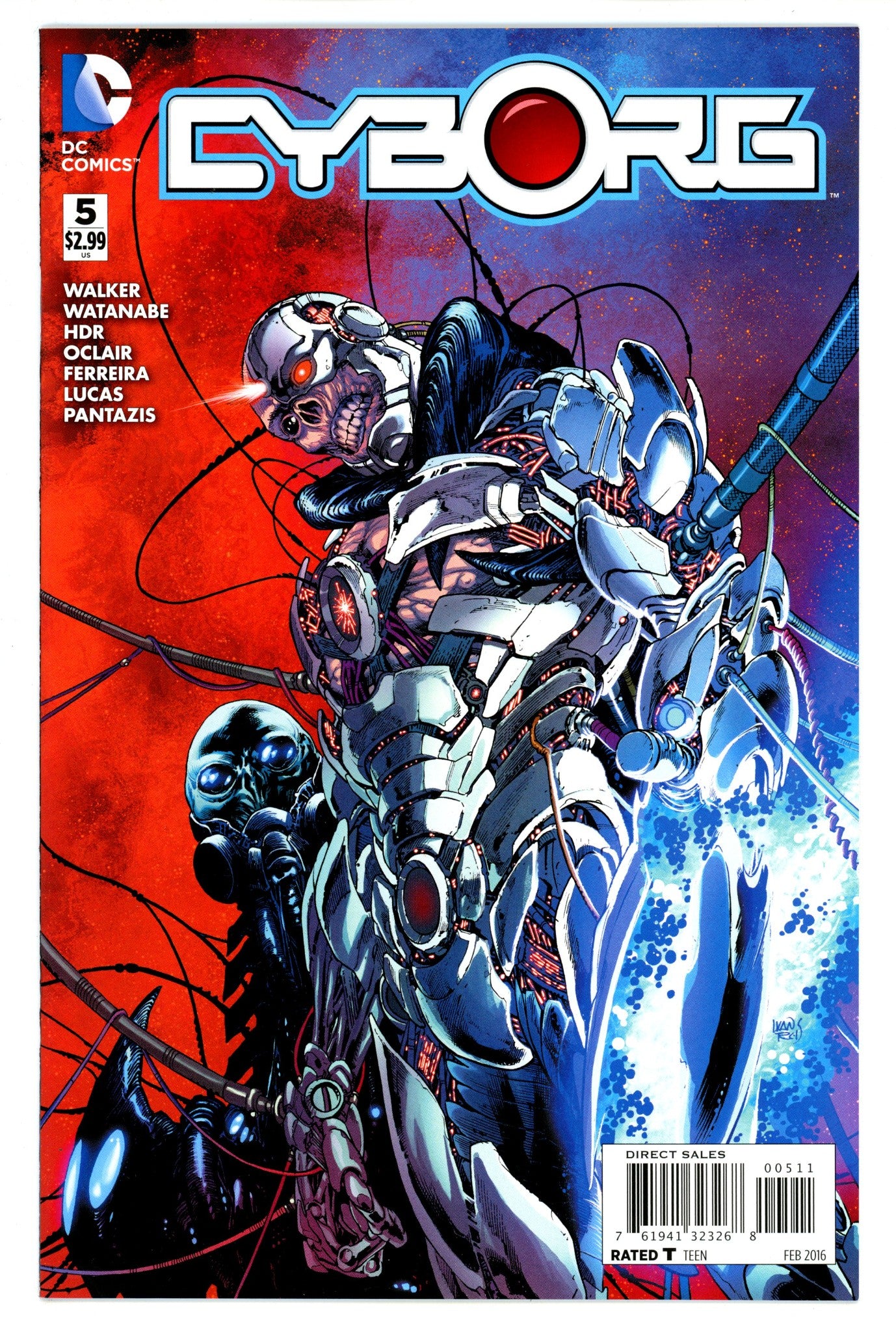 Cyborg Vol 1 5 High Grade (2016) 