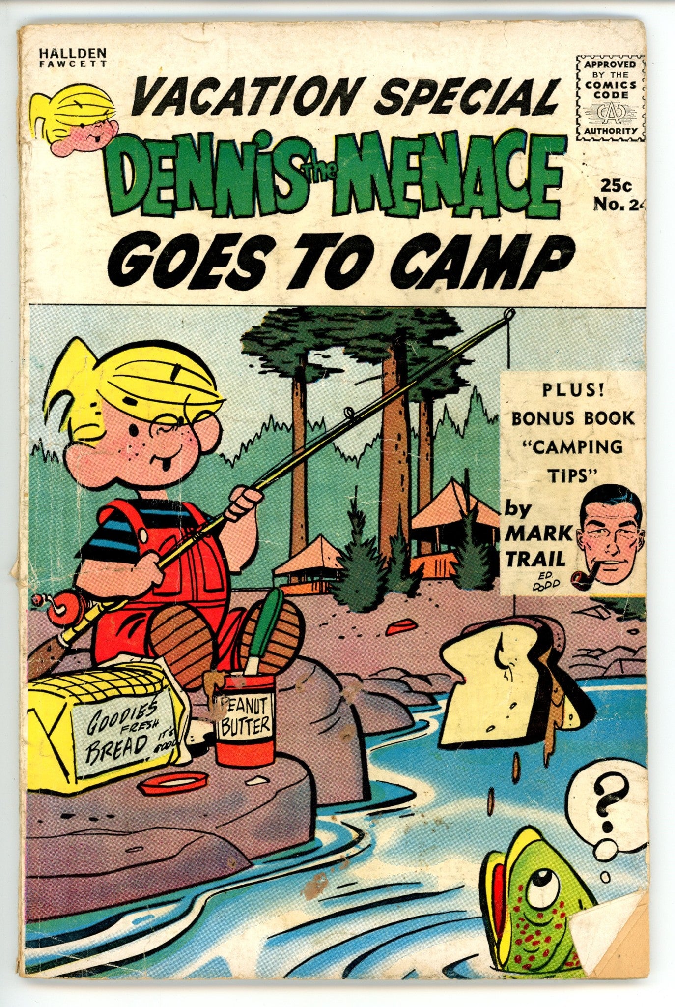 Dennis the Menace Giant - Dennis the Menace Goes to Camp 24 GD/VG (1964)