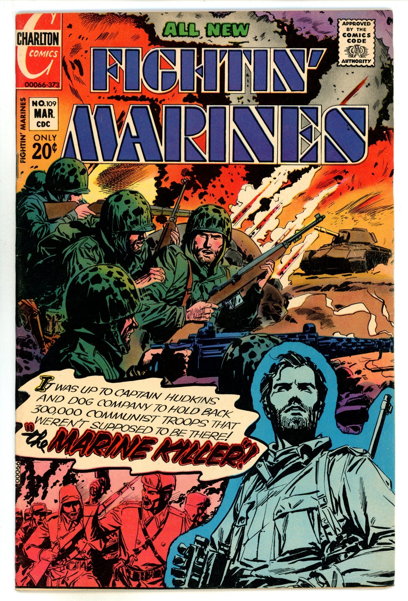 Fightin' Marines 109 FN- (5.5) (1973) 