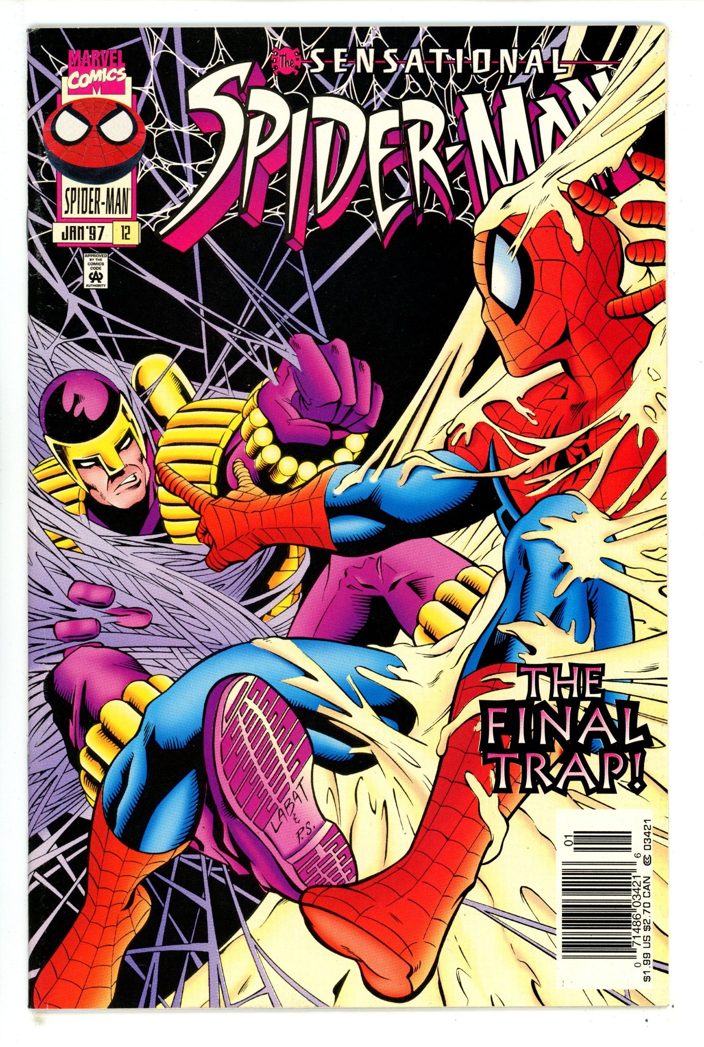 The Sensational Spider-Man Vol 1 12 High Grade (1997) Newsstand 