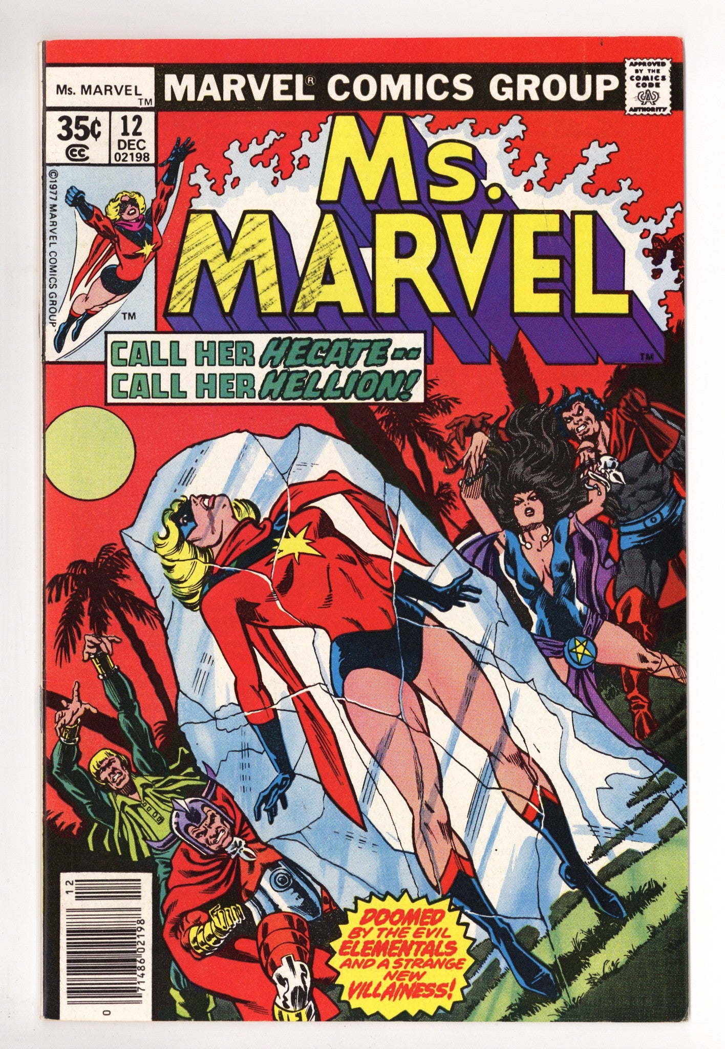 Ms. Marvel Vol 1 12 FN/VF (7.0) (1977) 