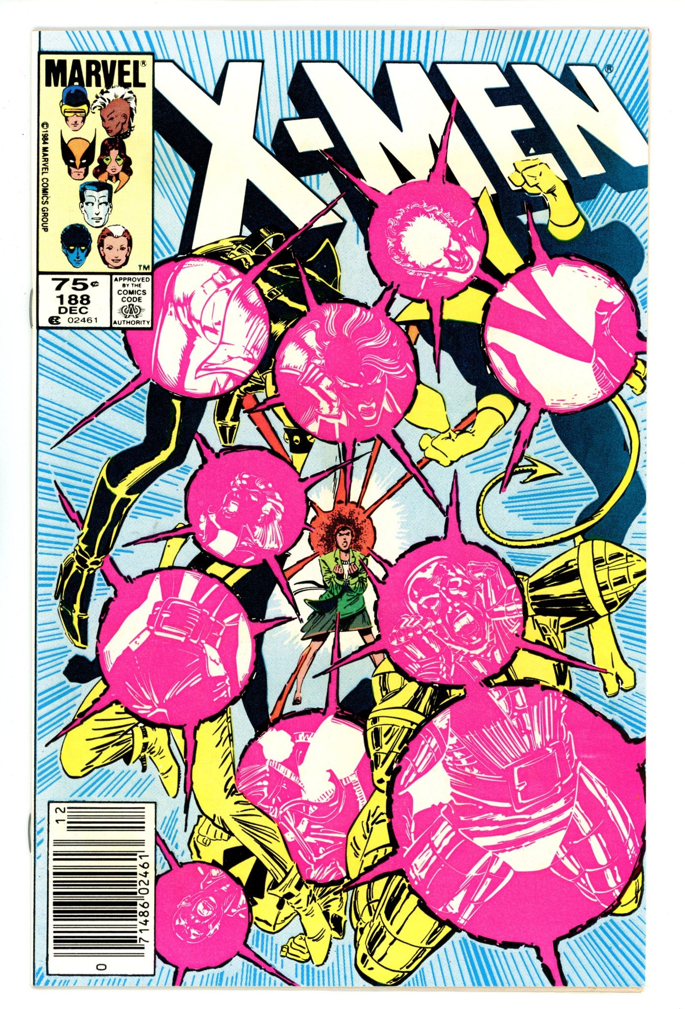 The Uncanny X-Men Vol 1 188 VF/NM (9.0) (1984) Canadian Price Variant 
