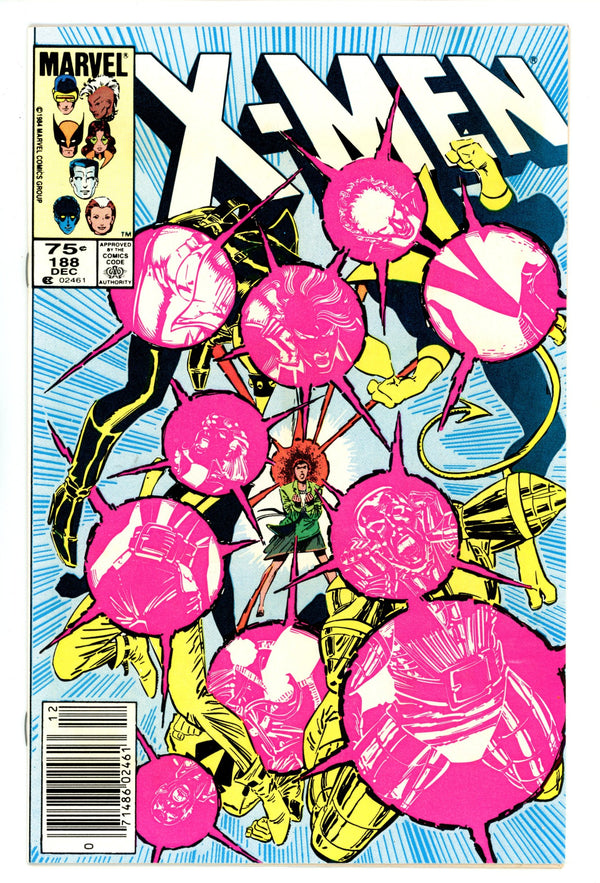 The Uncanny X-Men Vol 1 188 VF/NM (9.0) (1984) Canadian Price Variant