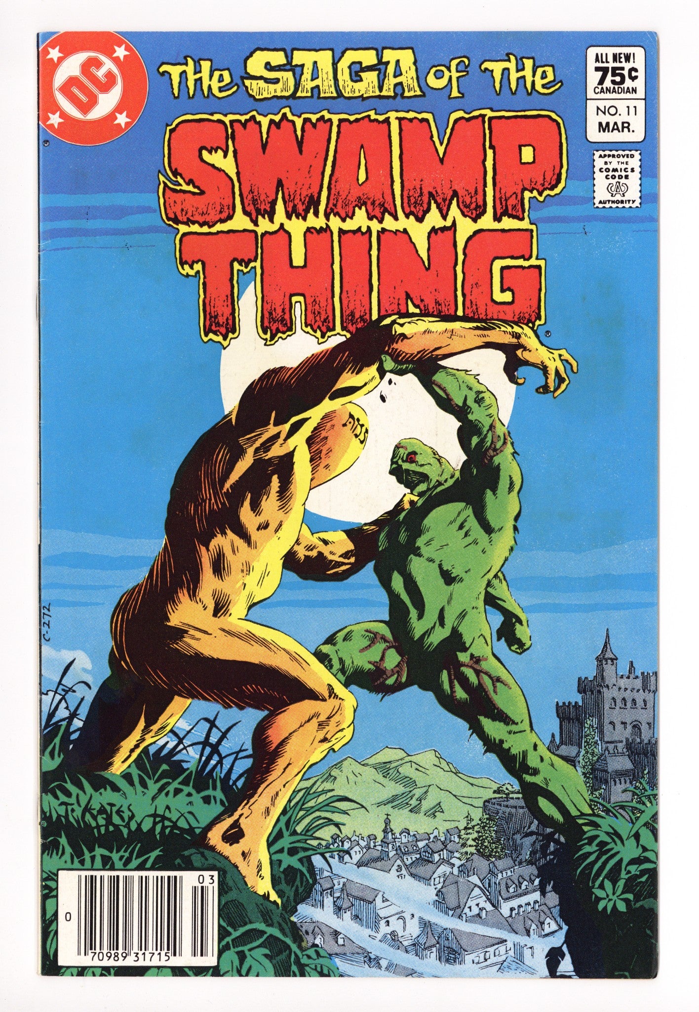 The Saga of Swamp Thing Vol 2 11 Mid Grade (1983) Canadian Price Variant 