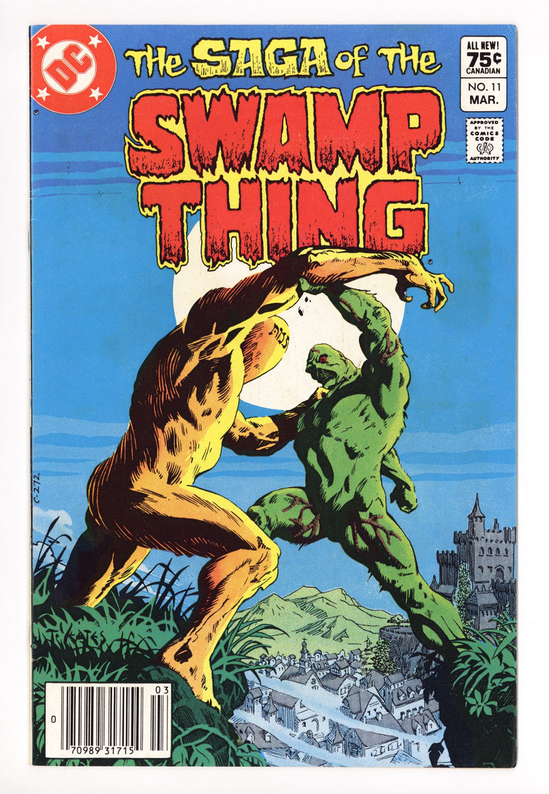 The Saga of Swamp Thing Vol 2 11 Mid Grade (1983) Canadian Price Variant 