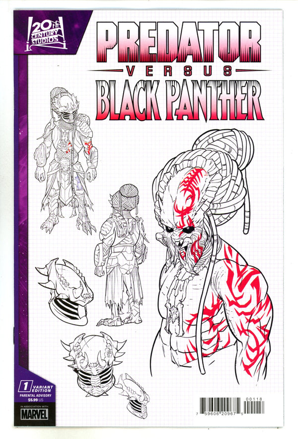 Predator Vs. Black Panther 1 Allen Design Incentive Variant NM- (2024)