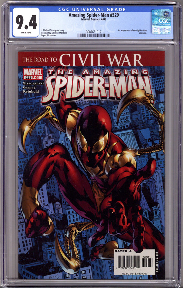 The Amazing Spider-Man Vol 2 529 Newsstand CGC 9.4 (2006)