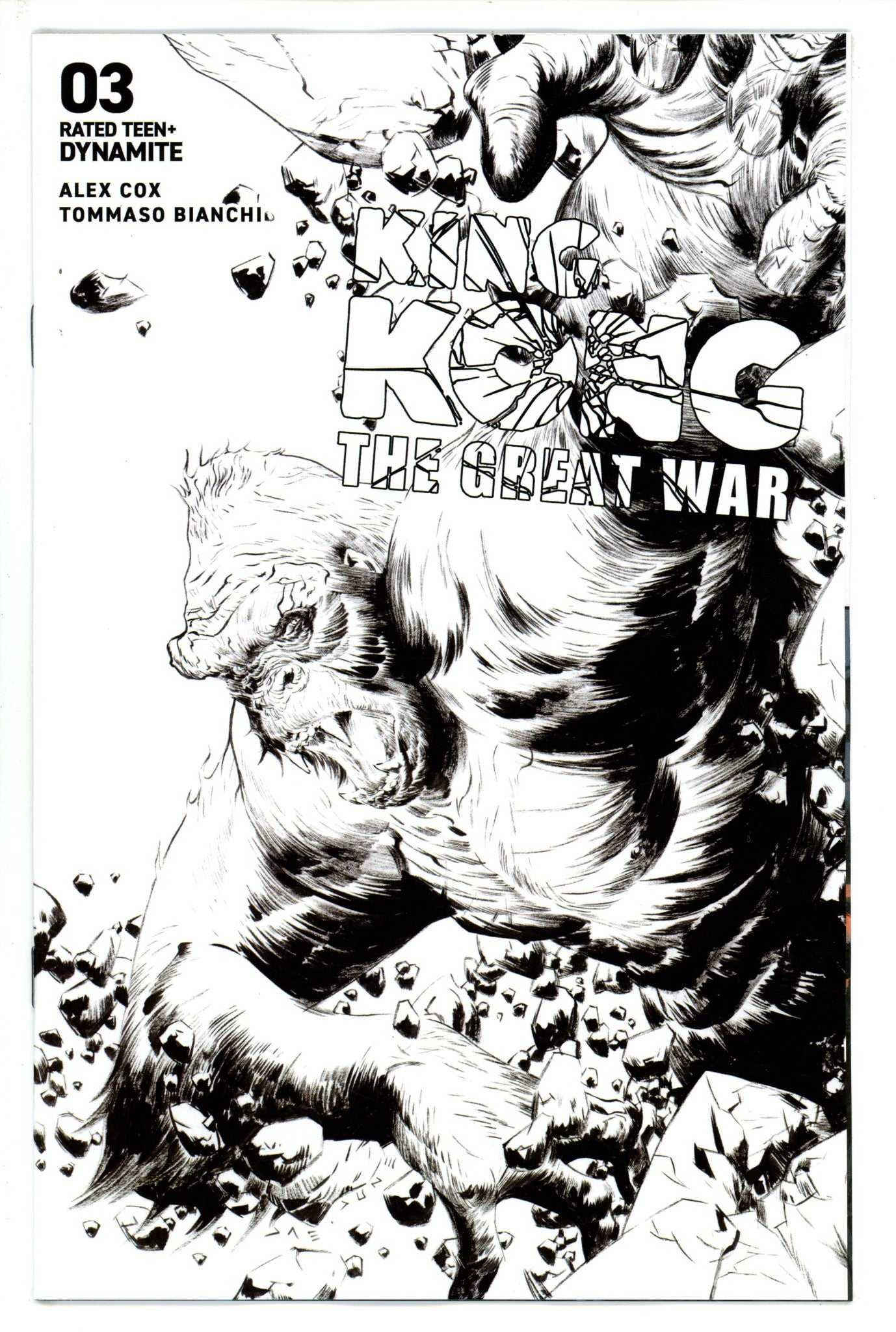 Kong Great War 3 Lee B&W Incentive Variant (2023)
