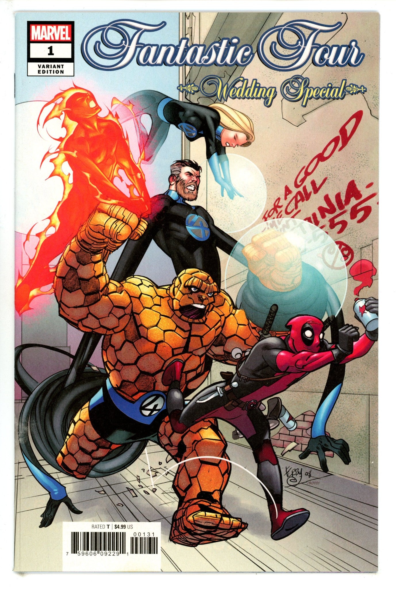 Fantastic Four Wedding Special 1 Ferry Variant (2018)