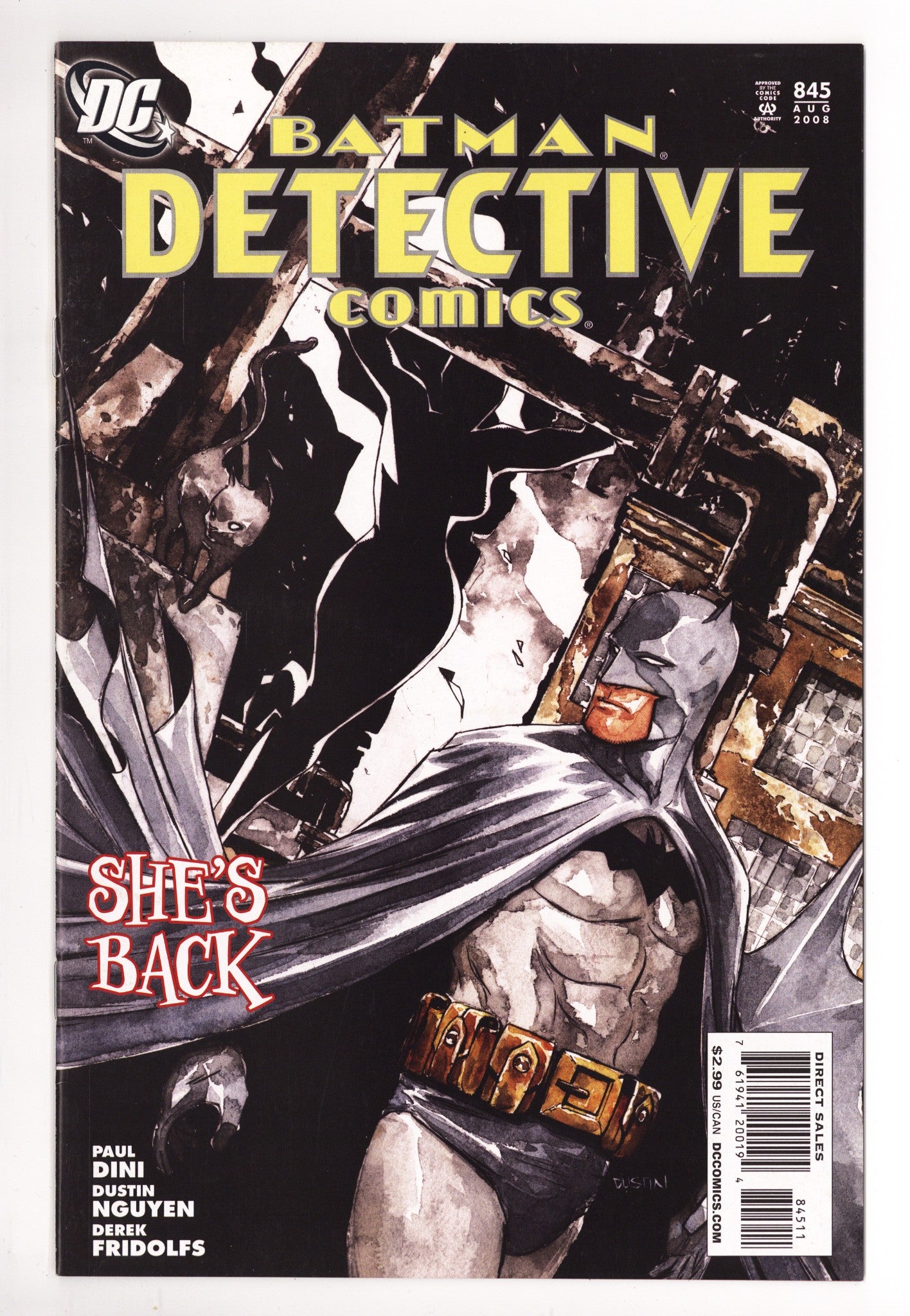 Detective Comics Vol 1 845 Mid Grade (2008) 