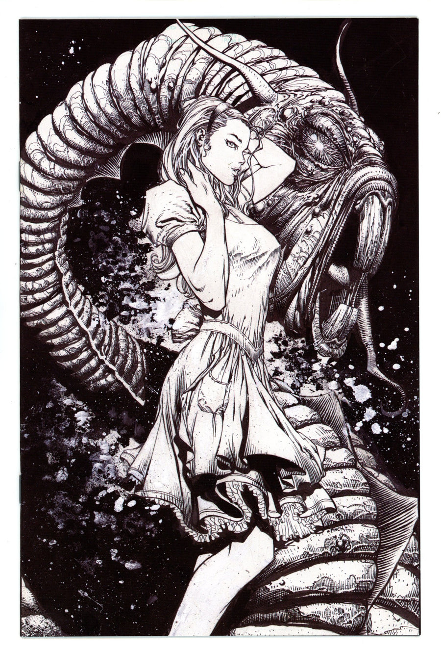 Beyond Wonderland 1 VF/NM (9.0) (2008) Finch B&W Virgin Exclusive Variant 