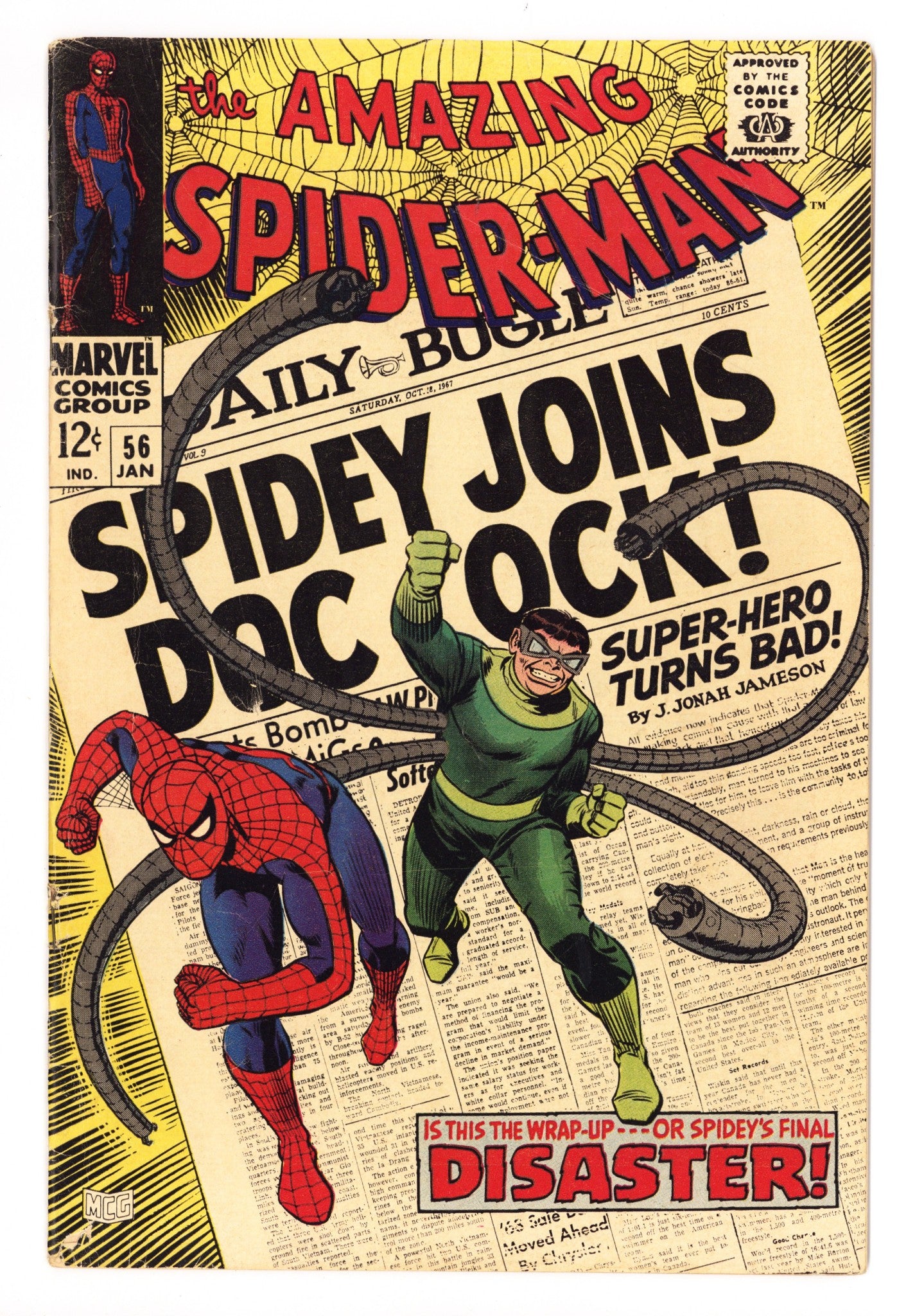 The Amazing Spider-Man Vol 1 56 VG+ (4.5) (1968) 