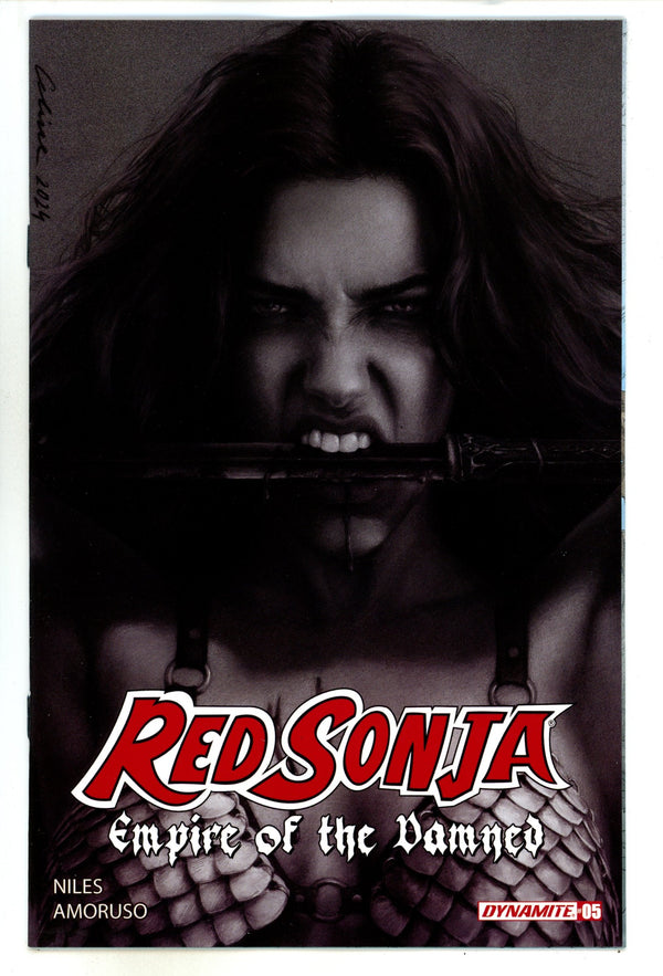 Red Sonja Empire Damned 5 Celina B&W Incentive Variant (2024)