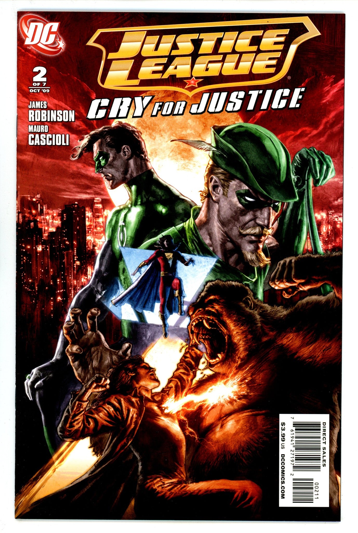 Justice League: Cry for Justice 2 High Grade (2009) 