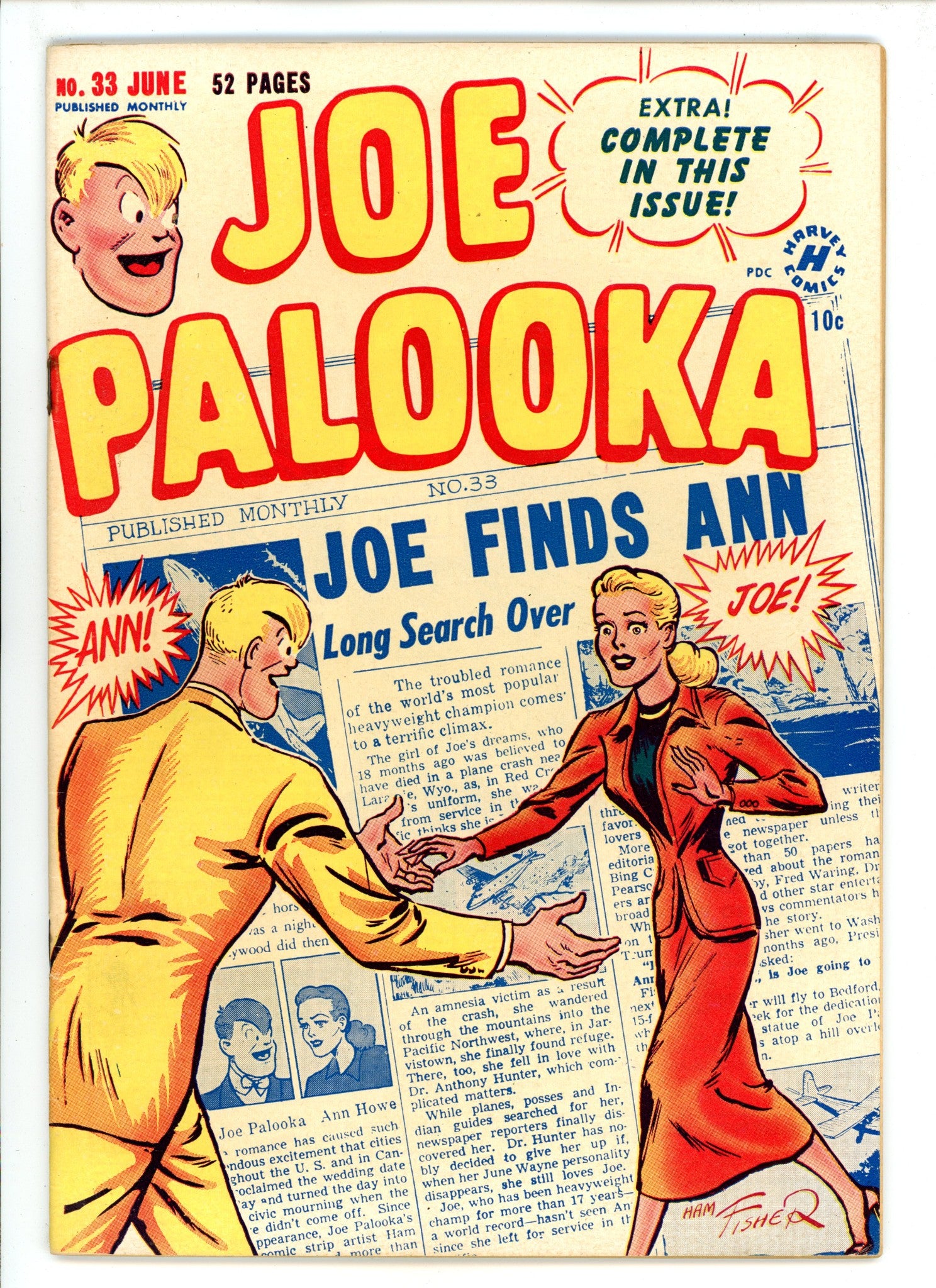 Joe Palooka Comics 33 VF- (7.5) (1949) 