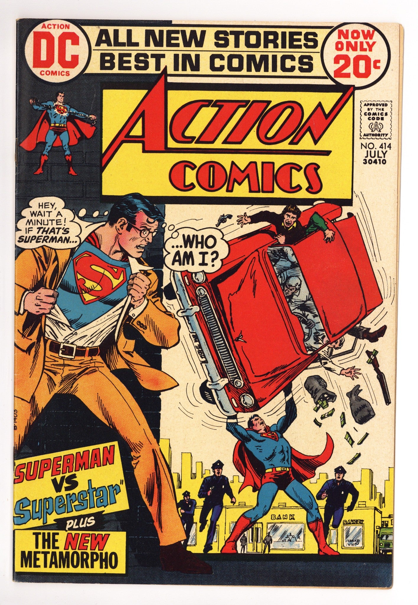 Action Comics Vol 1 414 FN+ (6.5) (1972) 
