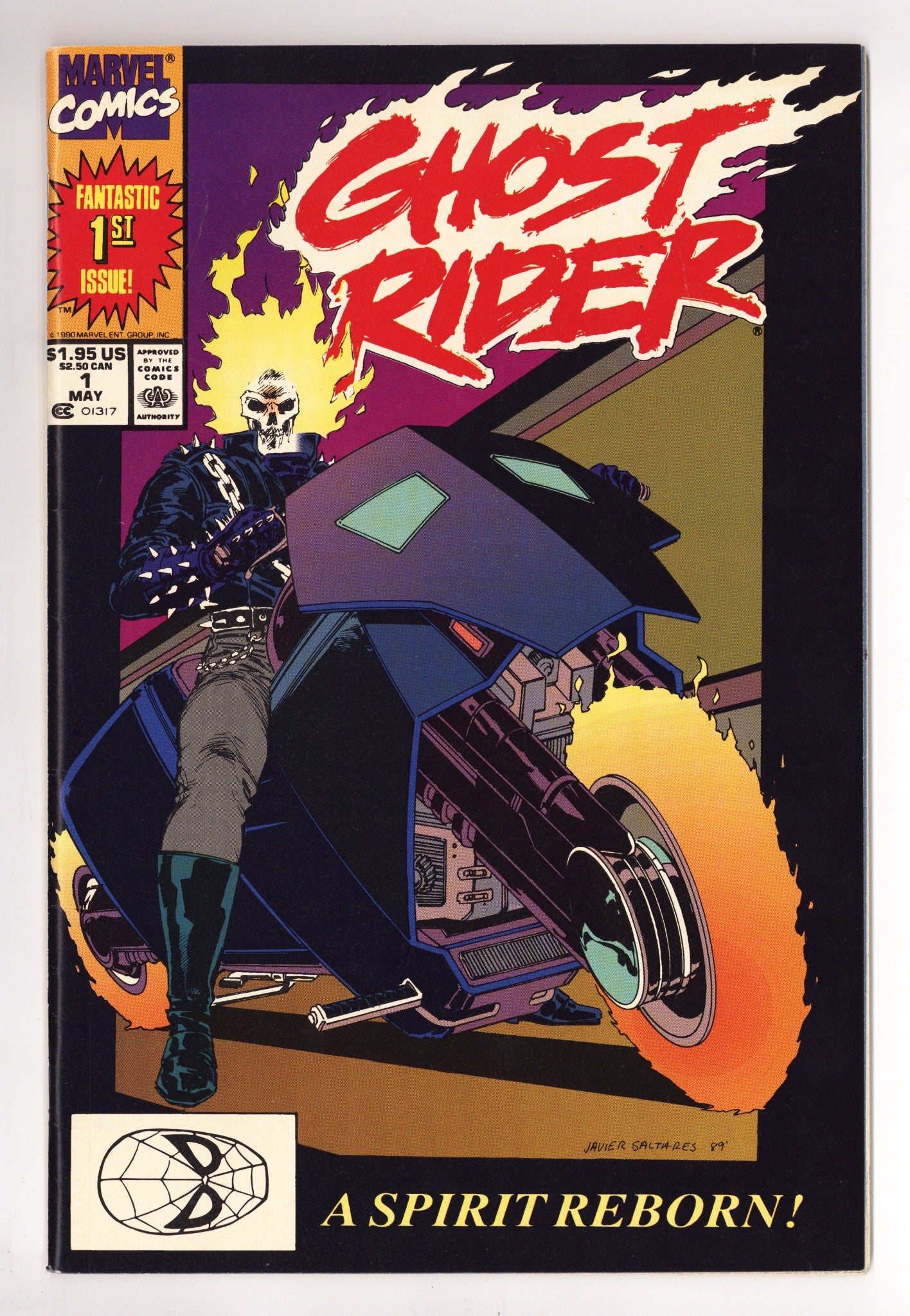 Ghost Rider Vol 2 1 VF (8.0) (1990) 