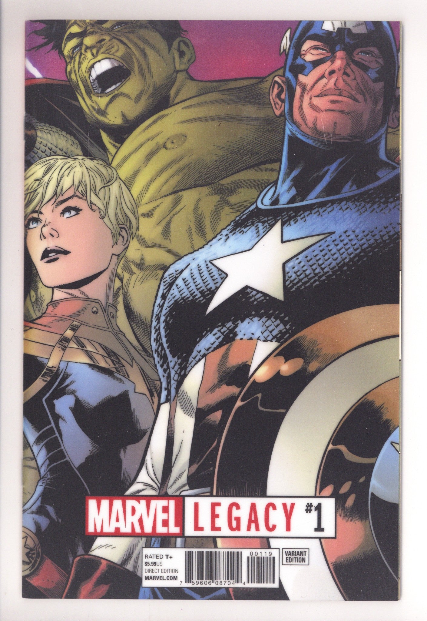 Marvel Legacy 1 High Grade (2017) Lenticular Variant 