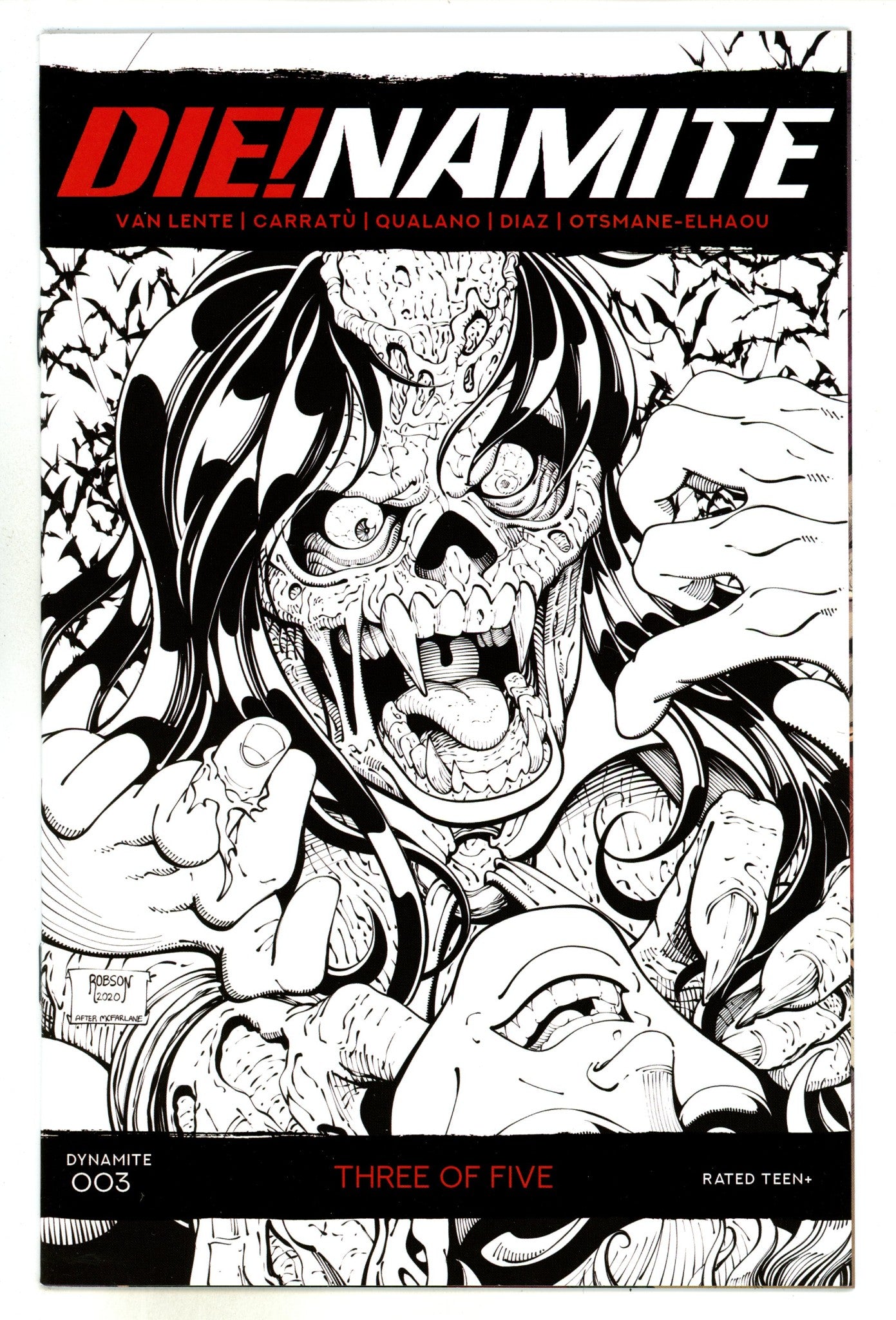 Die!namite 3 High Grade (2020) Robson B&W Incentive Variant 