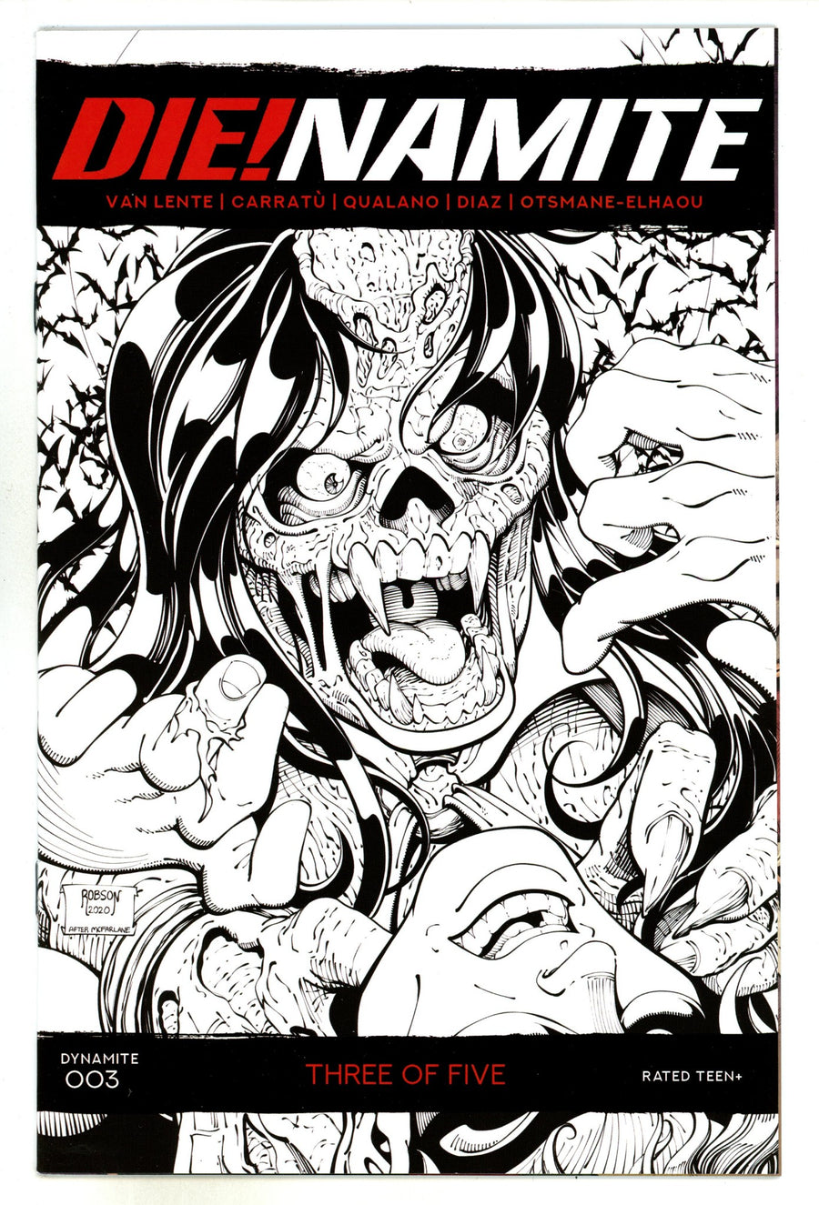 Die!namite 3 High Grade (2020) Robson B&W Incentive Variant 