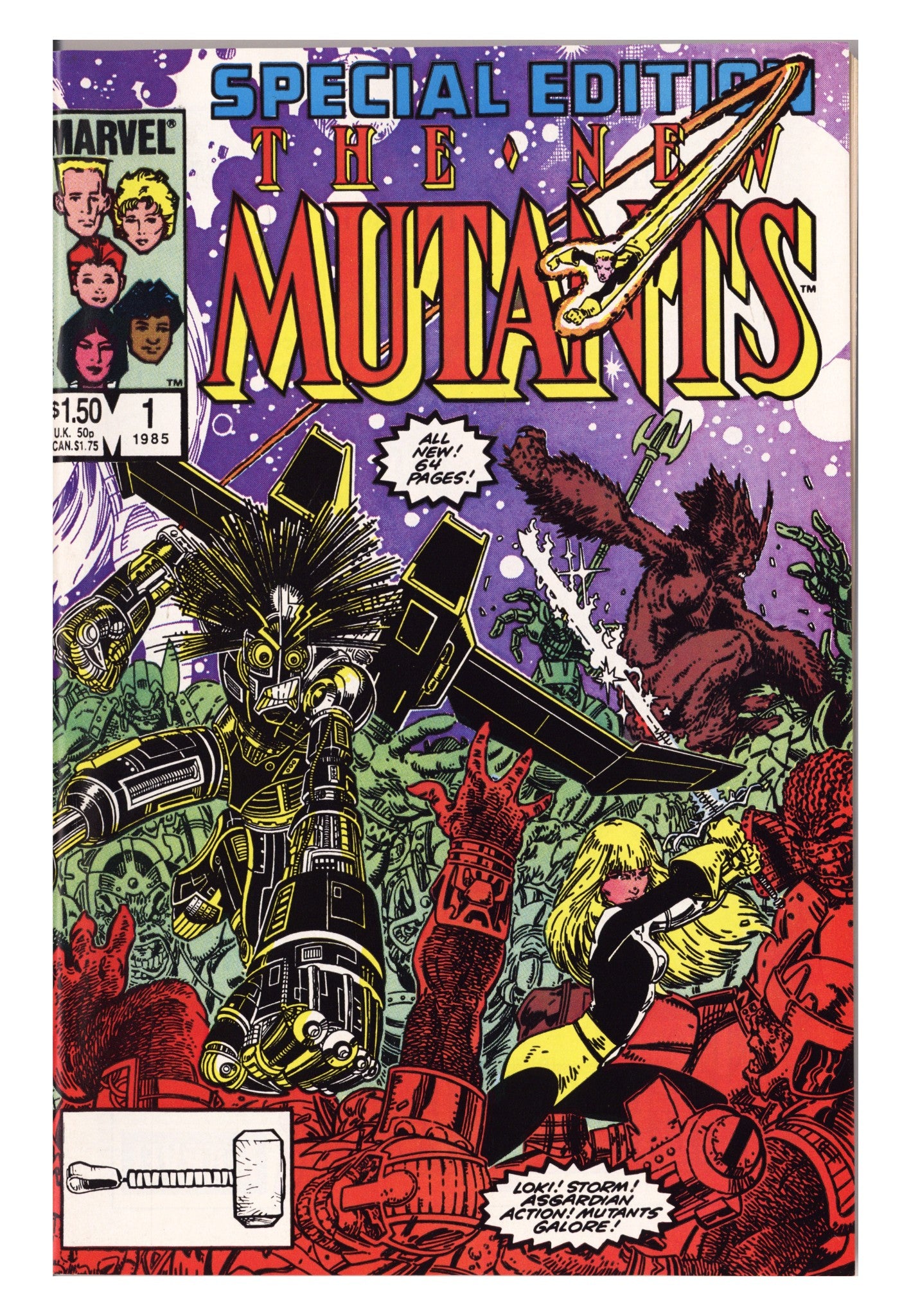 New Mutants Special Edition 1 High Grade (1985) 