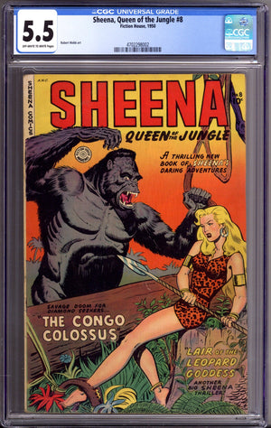 Sheena, Queen of the Jungle 8 CGC 5.5 (FN-) (1950)